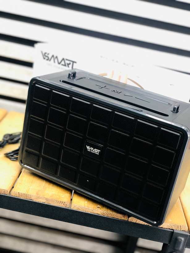 اسپیکر بلوتوثی VSMART VS-861 | اسپیکر شارژی قابل حمل با رادیو FM و USB